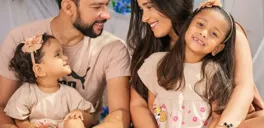 Happy Indian family